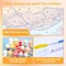 Paint by Numbers Kit for Kids with Frame, Baseball Paint by Numbers for Kids Ages 4-8-12, DIY Baseball Acrylic Oil Painting for Home Wall Art Decor Gift 7.8x7.8 inch (with Frame Easel)